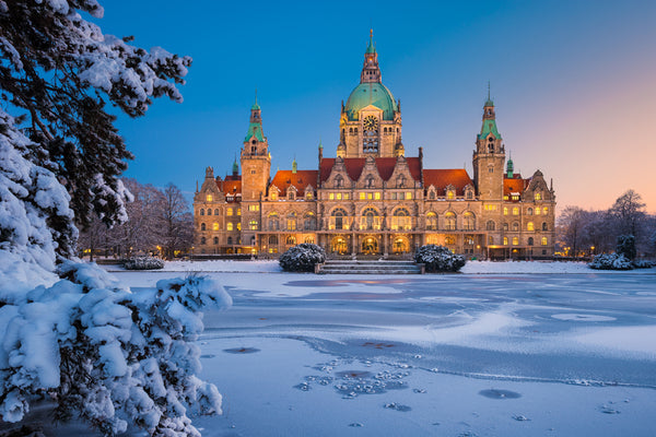 Hannover Neues Rathaus Winter 3