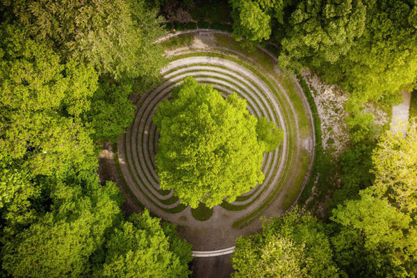 Hannover Rasenlabyrinth in der Eilenriede